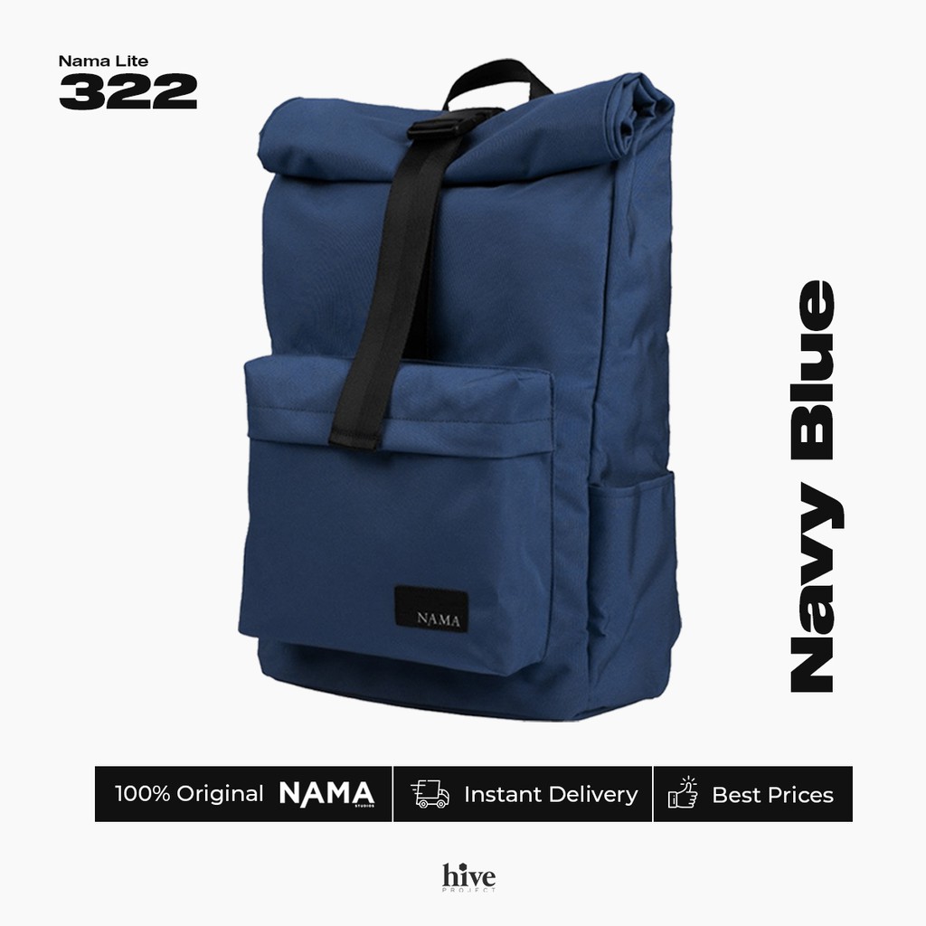 Tas Ransel NAMA Lite No 322 Biru Navy Original Nama Studios