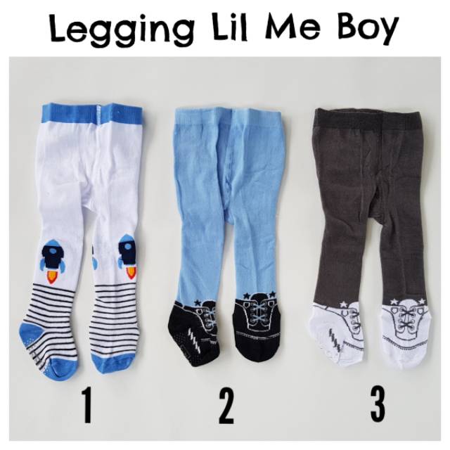 Legging Bayi Lil Me Motif Boy