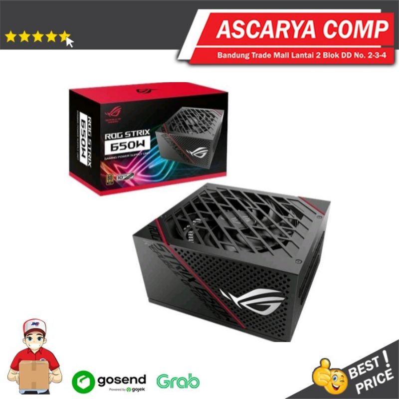 ASUS - ROG STRIX 650G Fully Modular 80 Plus Gold 650W ATX Power Supply