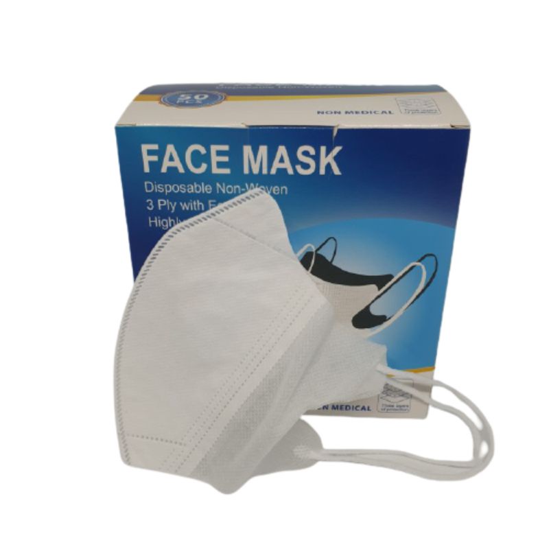 Masker Duckbill Garis face Mask Isi 50 Pcs