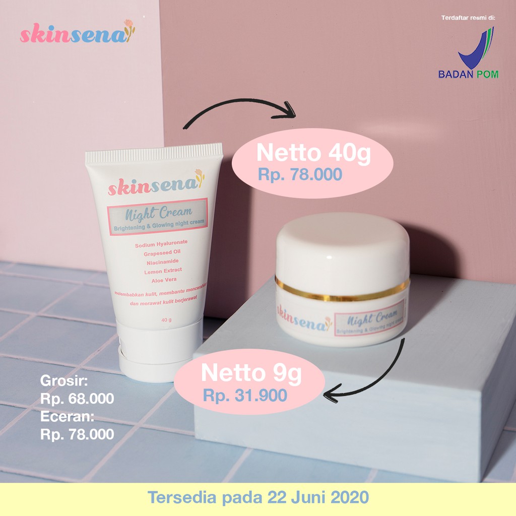 Night Cream BPOM - Skinsena