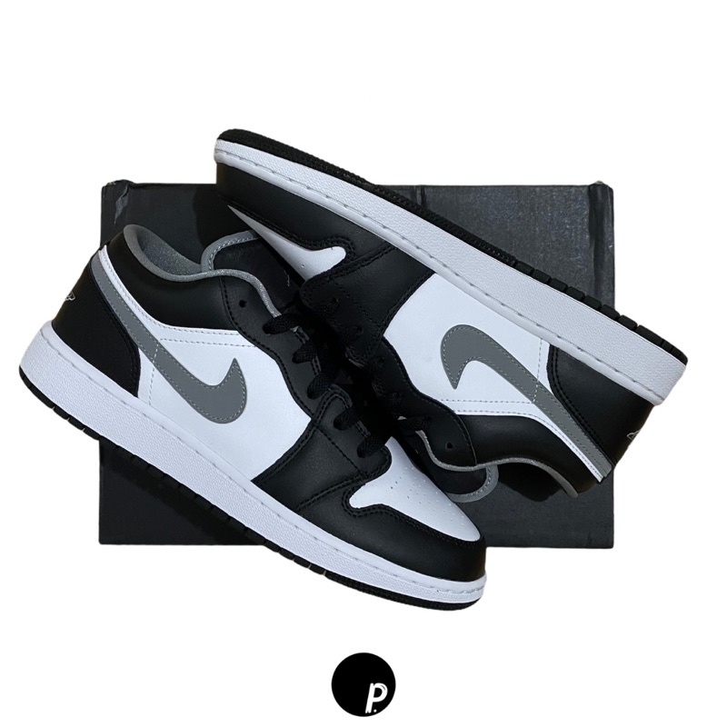 Air Jordan 1 Low Black White Grey Gs