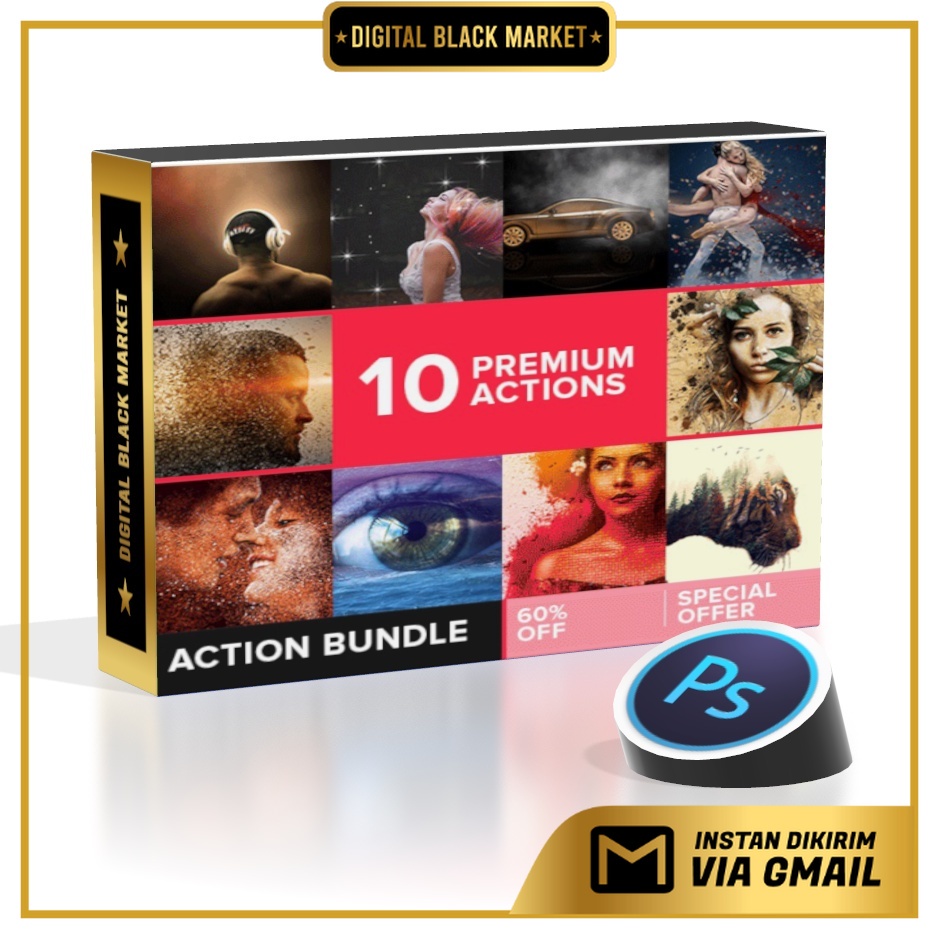 Mega Action Bundle Wall Low - Photoshop Action