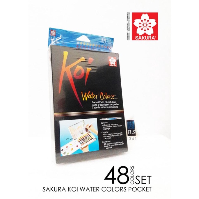 

Sakura Koi Water Color Pocket Set 48 Termurah