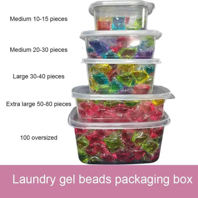New01 Xrb Ori Laundry Beads 1Box Isi 100Pcs Gel Ball Sabun Cuci Antiseptic - 30 Pcs