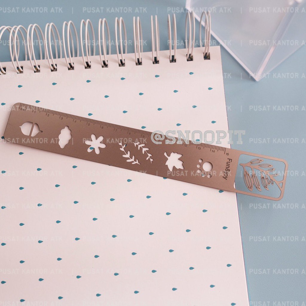 

Penggaris cetakan BOOKMARK Mistar anak korea fancy ruler keperluan sekolah drawing