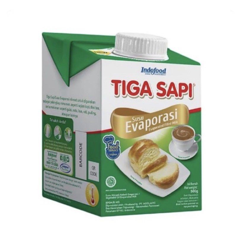 

Indofood tiga sapi evaporasi 500gr