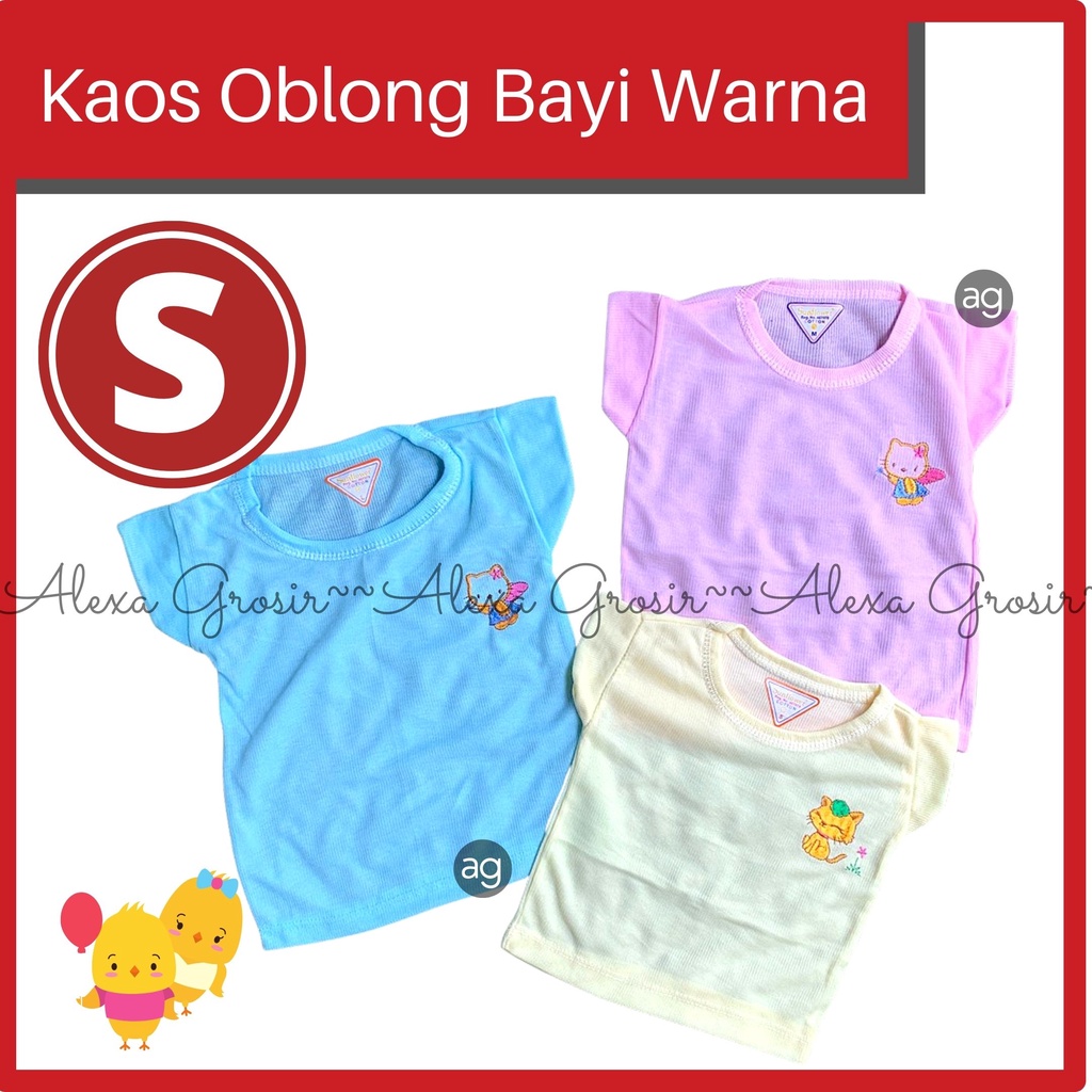 KAOS OBLONG BAYI S UNISEX 0-3 BULAN