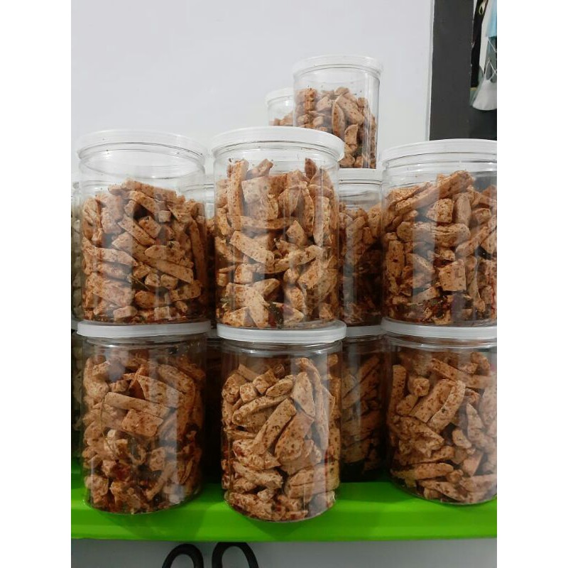 

Basreng pedas kemasan toples