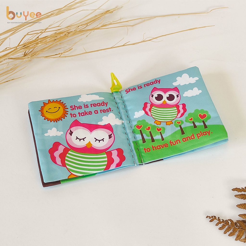 Mini Soft Book | Buku Kain Bayi | Cloth Book Baby 3 Month+