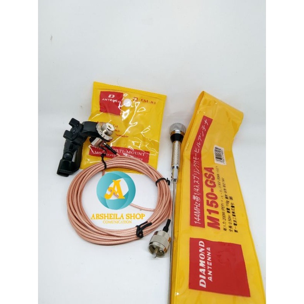 Paket antena radio rig mobil vhf murah