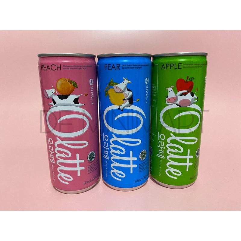 

Olatte Milk Drink Korea Minuman Rasa Buah 240ml