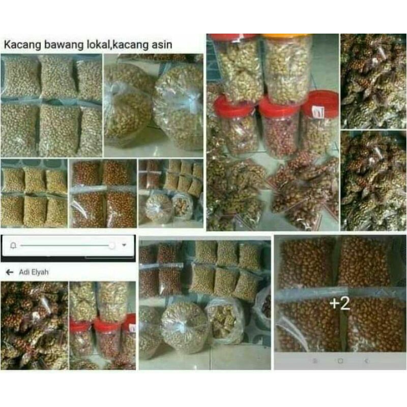 

aneka kacang bawang+kacang asin