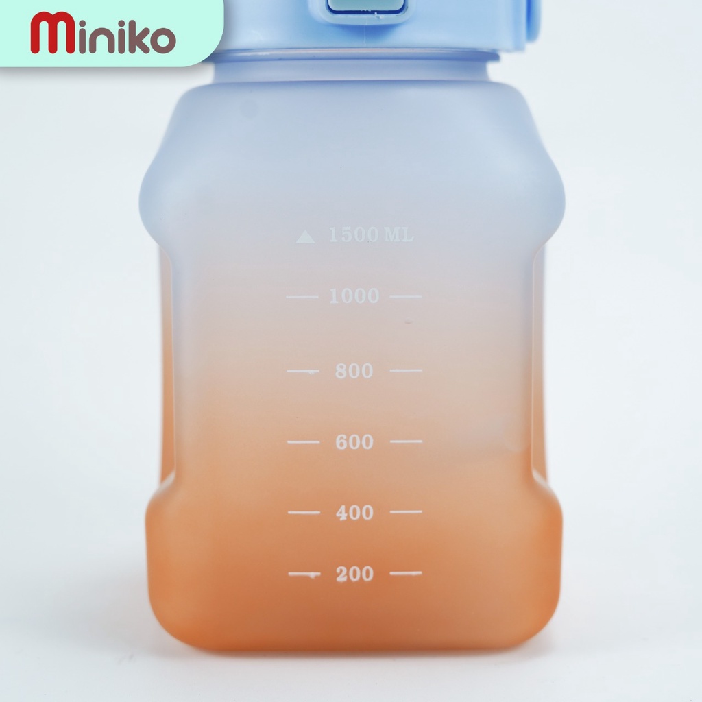 Botol Minum Viral 1500ML / Botol 1.5L VIRAL Warna Gradiasi