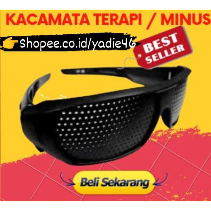 KACAMATA TERAPI MATA MINUS / KACAMATA PINHOLE / KACAMATA RABUN / KACAMATA KESEHATAN /KACAMATA SPORTY