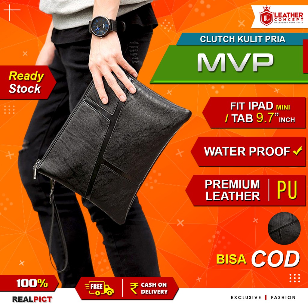 Tas Tangan Pria Import - Clutch Pria Import (MVP)