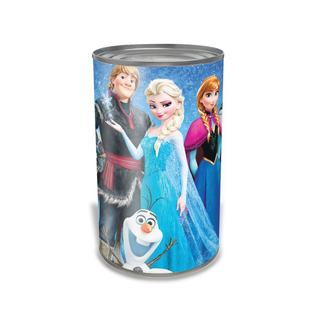 CELENGAN KARAKTER UNIK SOUVENIR KADO / CELENGAN KALENG BUKA TUTUP - FROZEN-FROZ 007