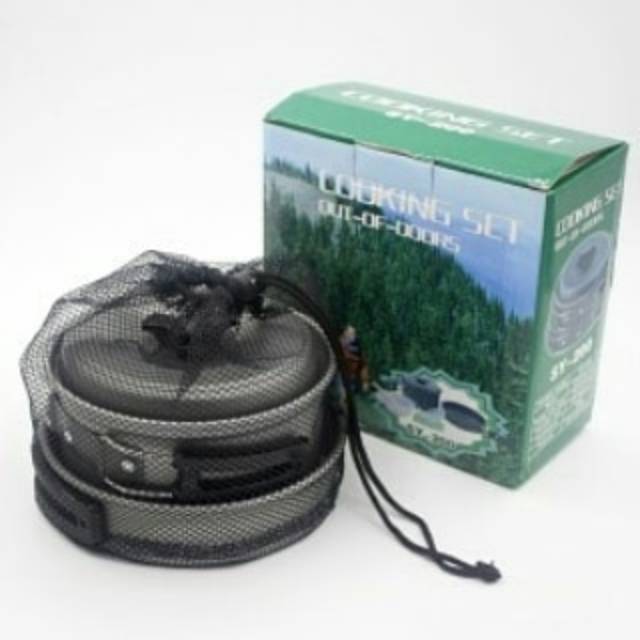 Nesting Alat Masak Camping SY-200/DS-200 Fullset