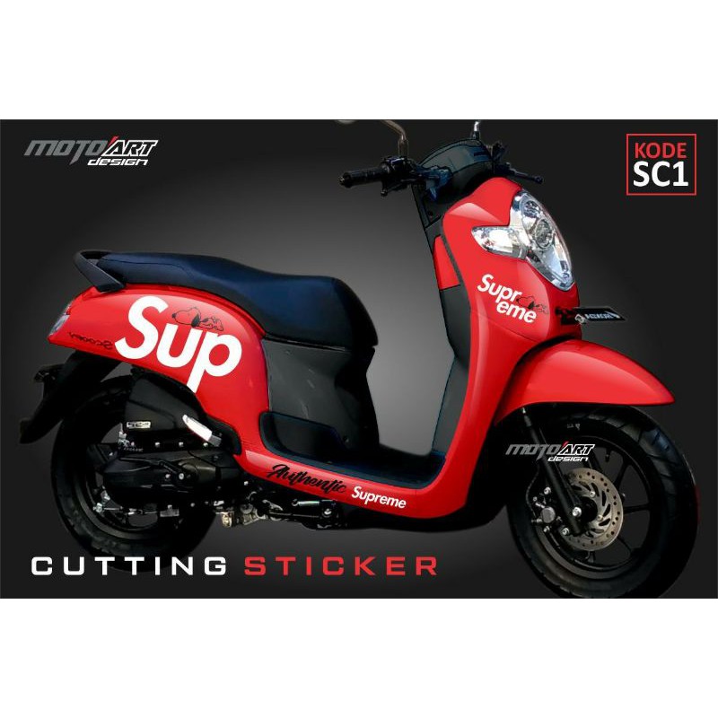 Cutting sticker striping Supreme Scoopy 2017-2020
