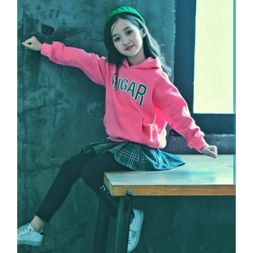 ZAHRA - Sweater Fleece Hoodie Anak Perempuan 1 - 5  tahun / SUGAR HODIE Anak CEWEK/COWOK