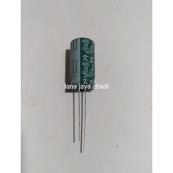 Capacitor ELCO 15uf/400v