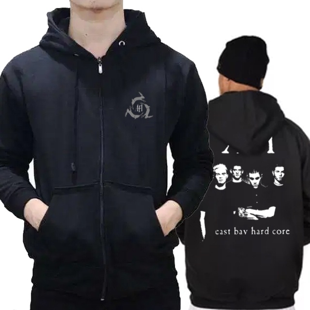 AFI Eastbay Hardcore Hoodie Zipper Dengan Ritsleting Casual Unisex Hoodie Bahan Katun New Cotton Hoo