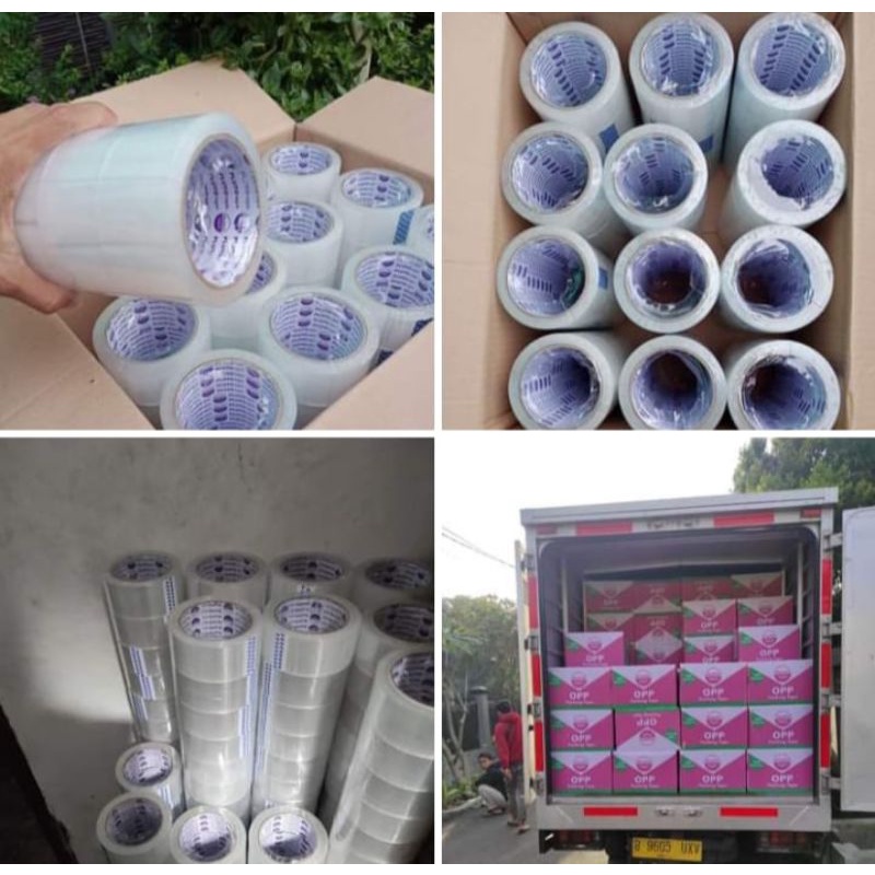 

(PER ROLL isi 6pcs) Lakban Bening QUALITY tape 45mm x 90 Y