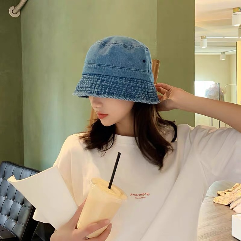 Topi bucket / fisherman Gaya Korea Untuk Pria / Wanita