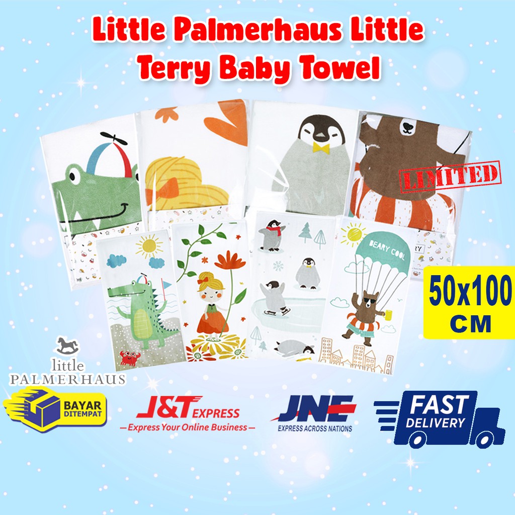 Little Palmerhaus Little Terry Baby Towel / Handuk Bayi