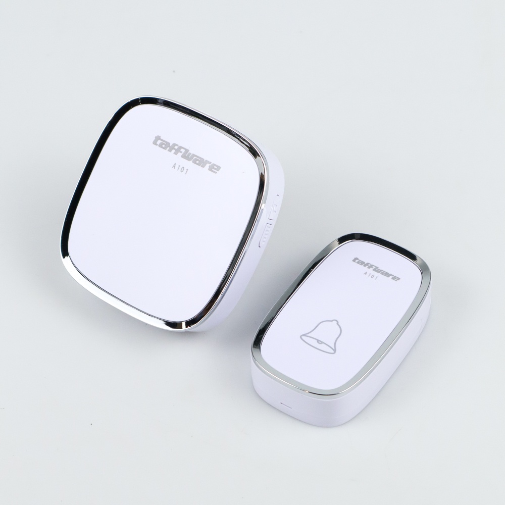 Taffware Bel Pintu Wireless Doorbells Waterproof 36 Nada 1 PCS Receiver - A101 - White