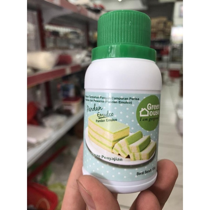 Greenhouse pandan pasta 100 gram emulco malaysia green house