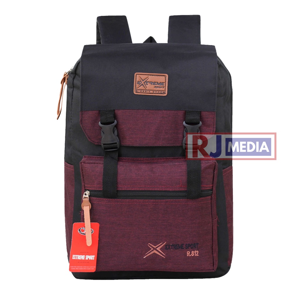 Backpack Sekolah Distro Extreme Warna Maroon Tas Laptop In SMP SMA Kuliah Kekinian Tas Ransel Stylish Pria Wanita Terbaru  Tas Gendong Remaja Ransel Laptop Murah