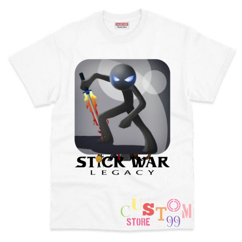 BAJU KAOS STICK WAR ANAK TERBARU BAHAN PREMIUM