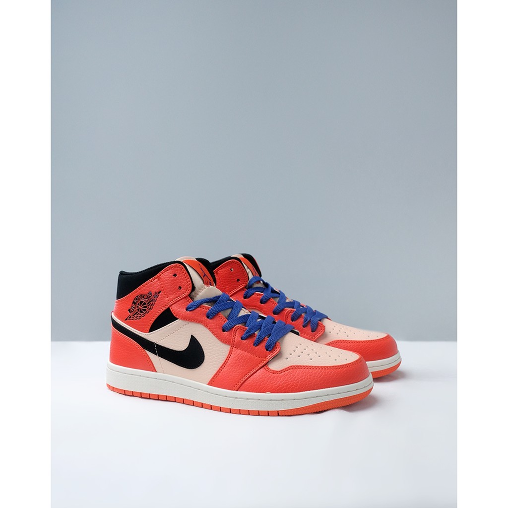 Nike Air Jordan 1 Mid - Team Orange Black Crimson Tint