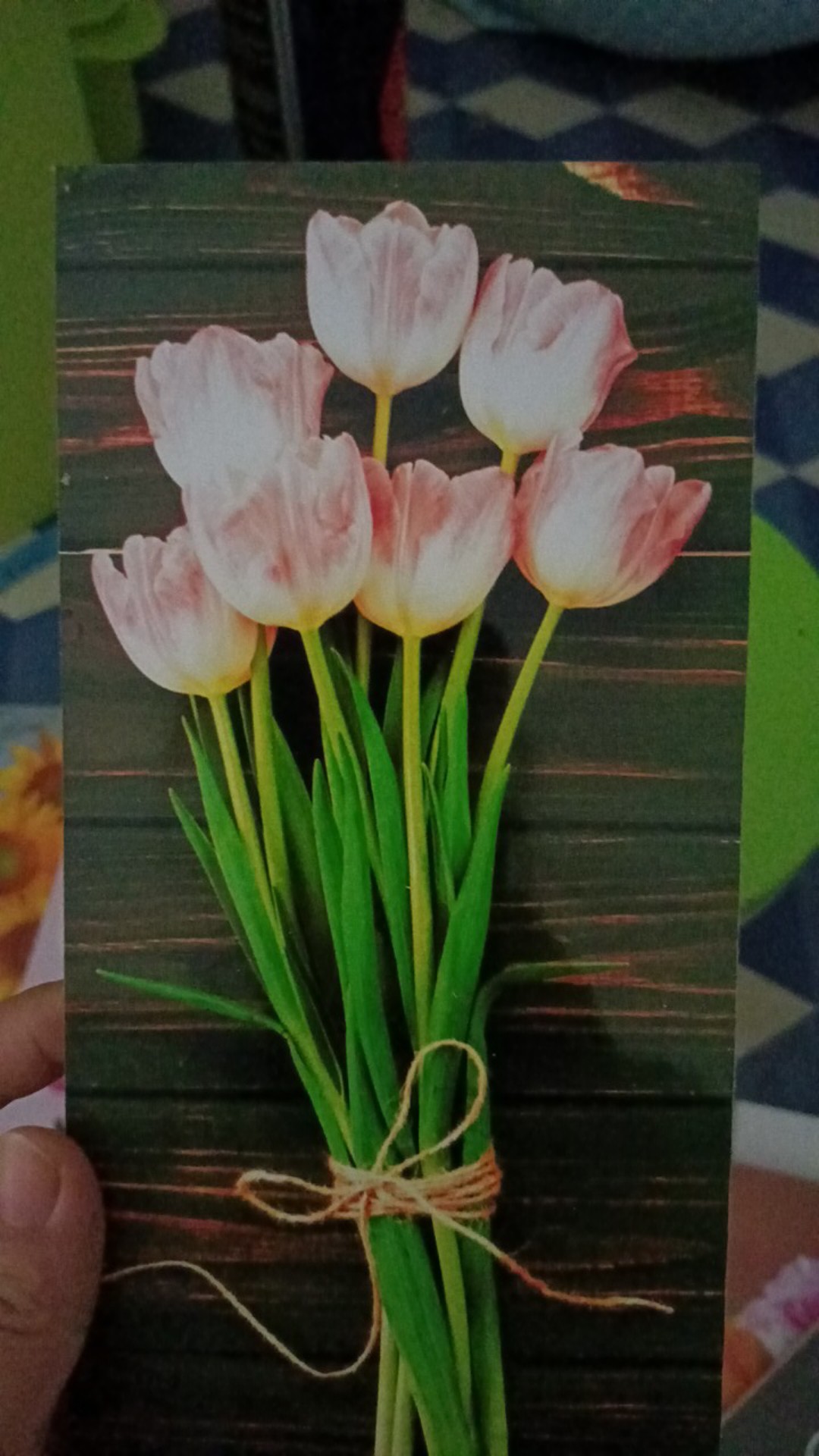 Hiasan Dinding Flower Bunga Tulip Tropical Pajangan Rumah Ruang Tamu Dekorasi Kamar Tidur Wall Decor