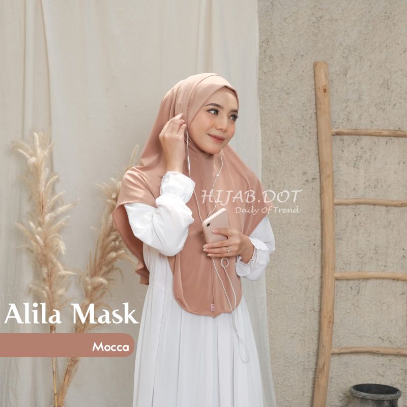Alila Mask / Bergo Instan Masker By Hijab.DOT-Mocca