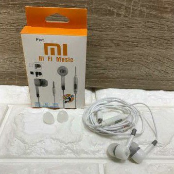 Handsfree Headset Earphone Mi Hi-Fi Music With Mic