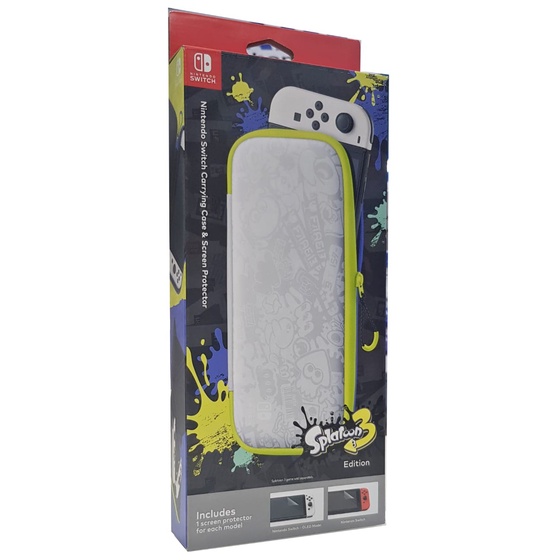 OLED V2 Carry Case Screen Protector Splatoon 3 Edition