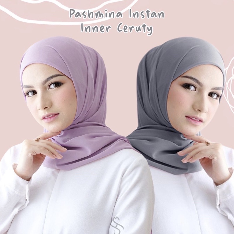 PASHMINA INNER PASHMINA INSTAN INNER CERUTY