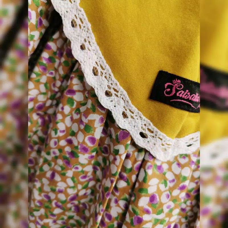 Baju Gamis Fashion Anak Balita Lucu Kekinian Set Hijab Warna Lemon Lime Terbaru By Salsabila