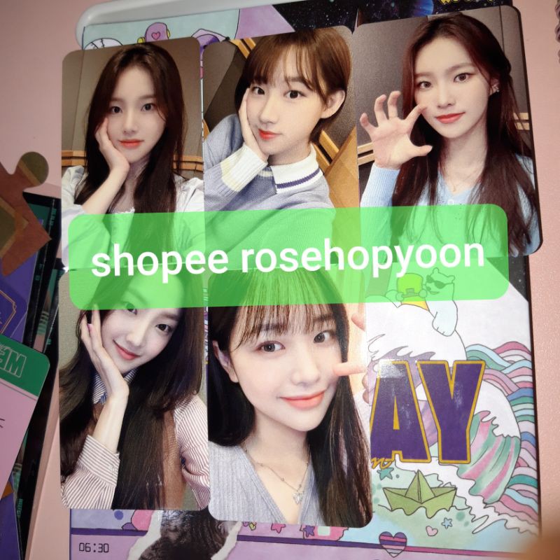 Weeekly We Play Photocard Benefit Withdrama Makestar MMT Soojin Jiyoon Monday Soeun Jihan Zoa