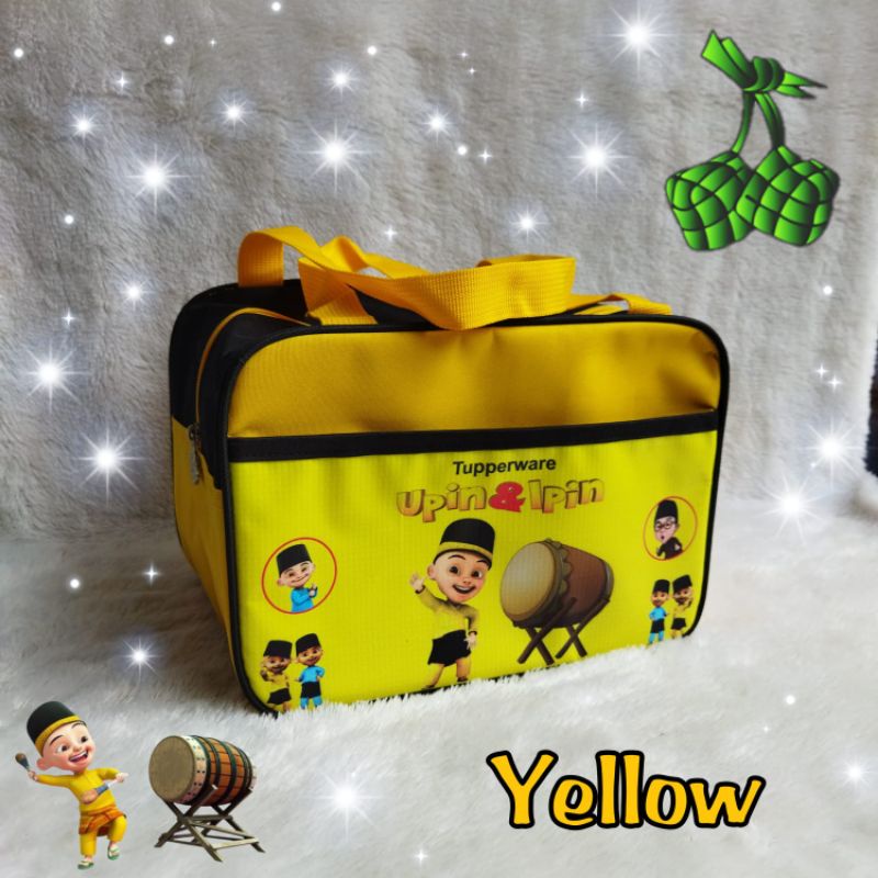 Tas Bekal Anak Karakter Upin Ipin ( Zipper Bunga Es )