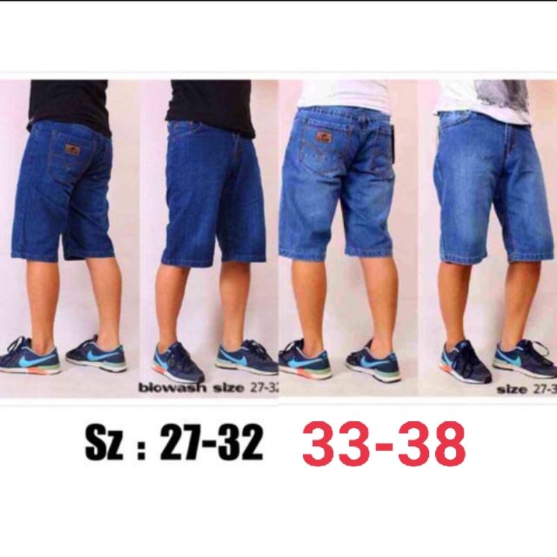 Celana Pendek Pria /Celana Pendek Cowok /Celana Levis Pendek Pria /Celana Jeans Pendek Pria size JUM