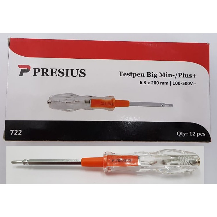 Jual Presius Tespen Listrik Bolak Balik Harga Grosir Obeng Min Plus Testpen Besar Big Tes