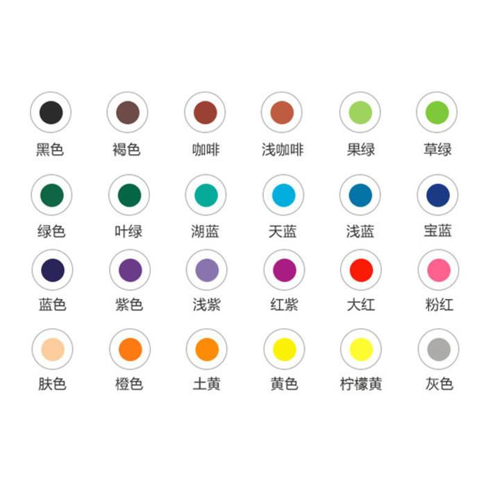 

BRITISH YPLUS CHILDREN PEANUT CRAYON 24 PCS KRAYON ANAK EASY GRIP KUAT