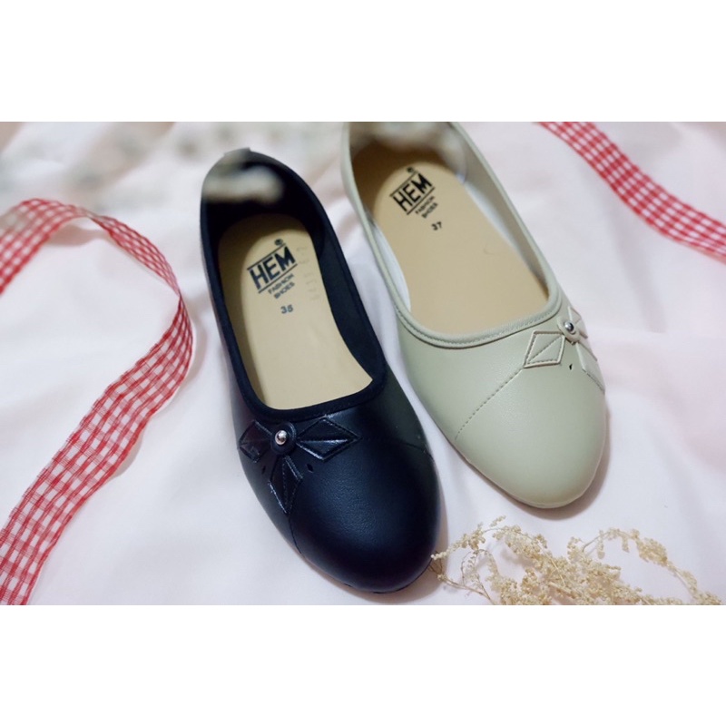 Flat shoes wanita Hem - 6439