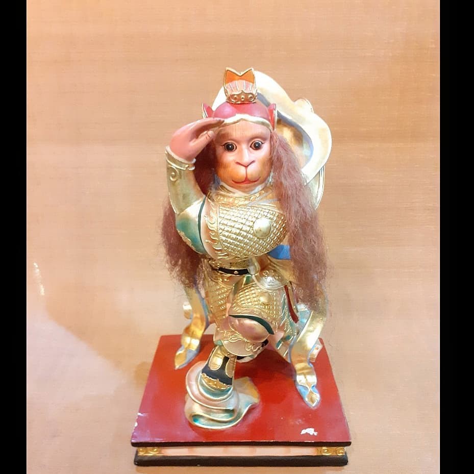 Patung Kayu Sun Go Kong