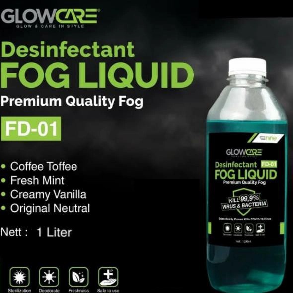 Cairan Disinfektan Fogging Liquid 1 Liter Glowcare 9 Nine