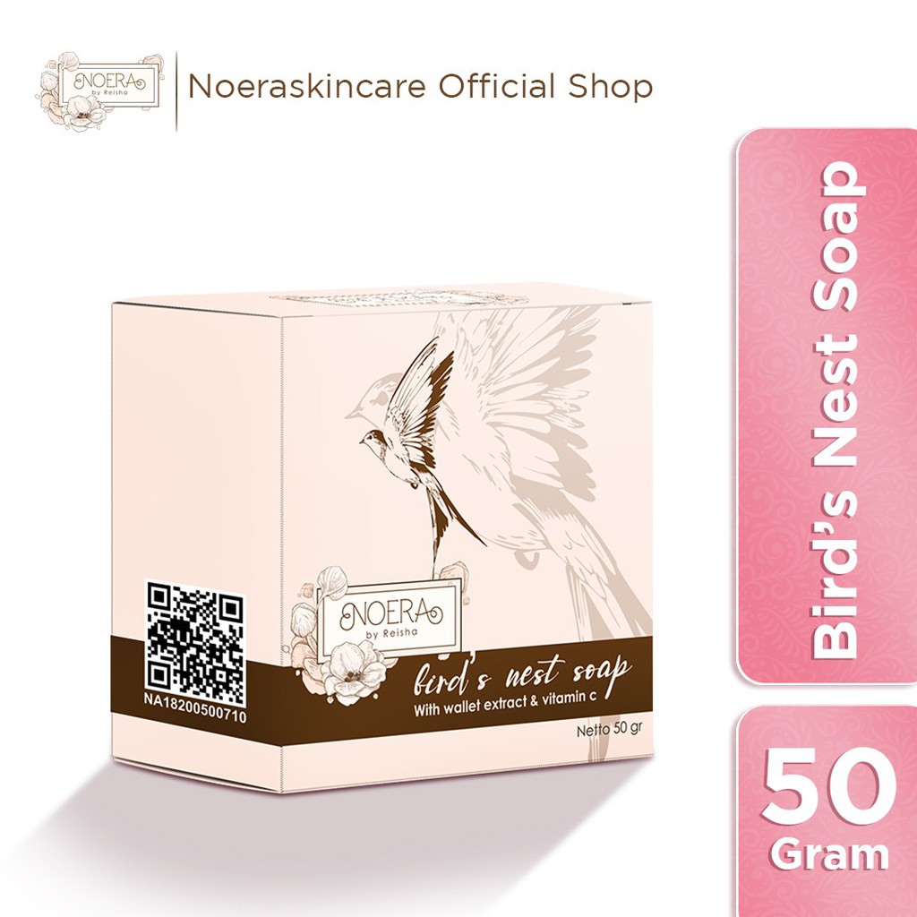 Noera Bird’s Nest Soap | Sabun Ekstrak Sarang Burung Wallet Sabun Noera BPOM