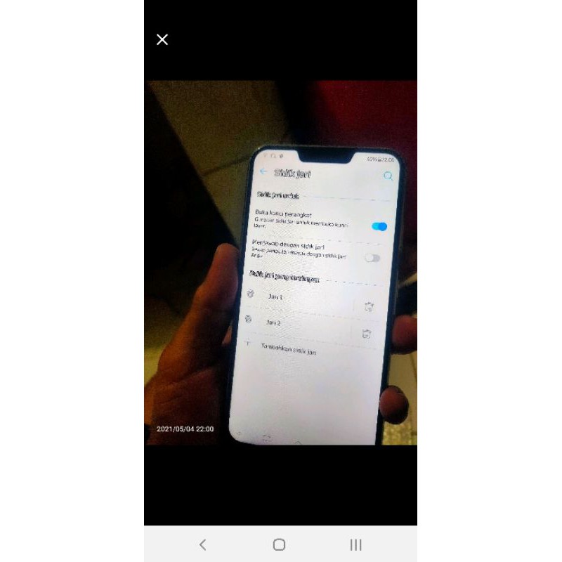 Backdoor dan Fingerprint asus zenfone 5 2018 Original